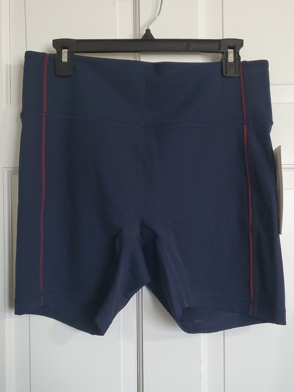NWT Lululemon Align Side Stripe Short 6in Sz 14 Navy/Bay Breeze
